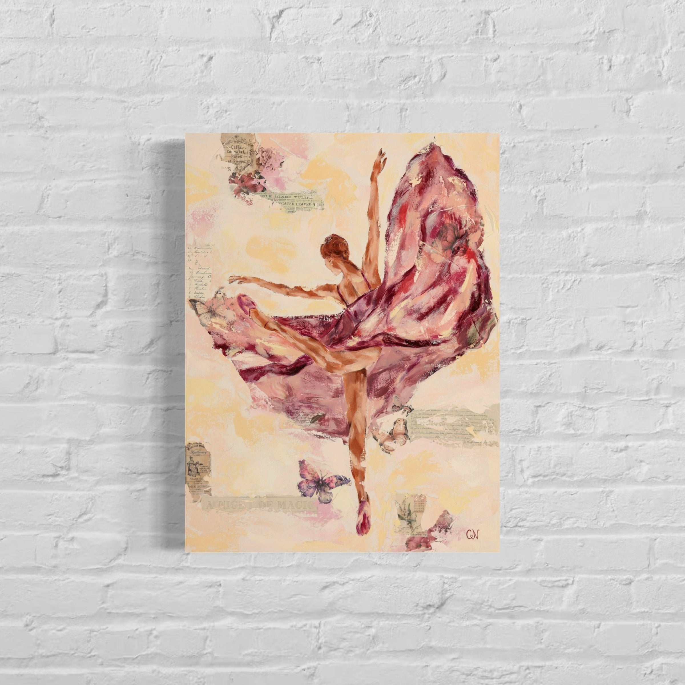 Graceful Flight Canvas Print