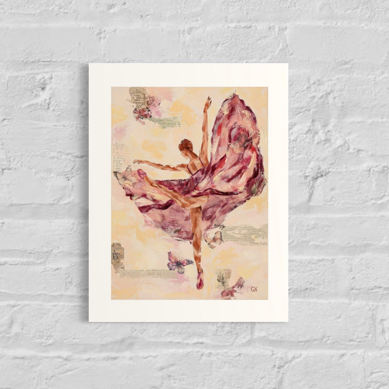 Graceful Flight Paper Print 11x14