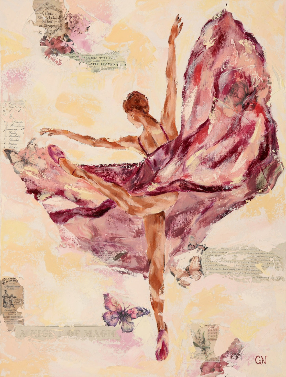 Graceful Flight Paper Print 11x14